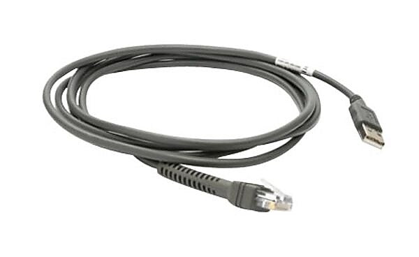 Honeywell® 9.84' USB Type A Coiled Cable for Xenon 1900 Scanner, Black (CBL-500-300-C00)