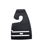 Nahanco 2 7/8" Tie Hanger, Black, 100/Pack (TC100)