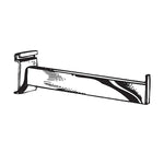 NAHANCO 12" Square Tubing Faceout, Black