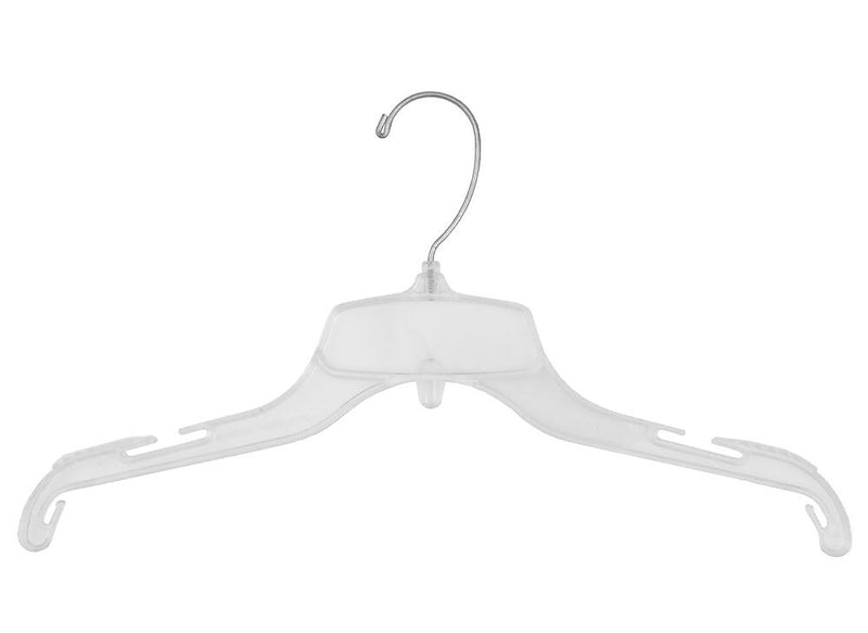 Nahanco 15" Break Resistant Top Hanger, Clear, 100/Carton (94400)