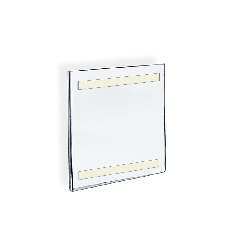 Azar Sign Holder, 5" x 7", Vertical, Wall Mounted, Clear, Plastic, 10/Pack (122027)