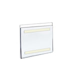 Azar Sign Holder, 5.5" x 5.5", Wall Mounted, Clear, Plastic, 10/Pack (122029)