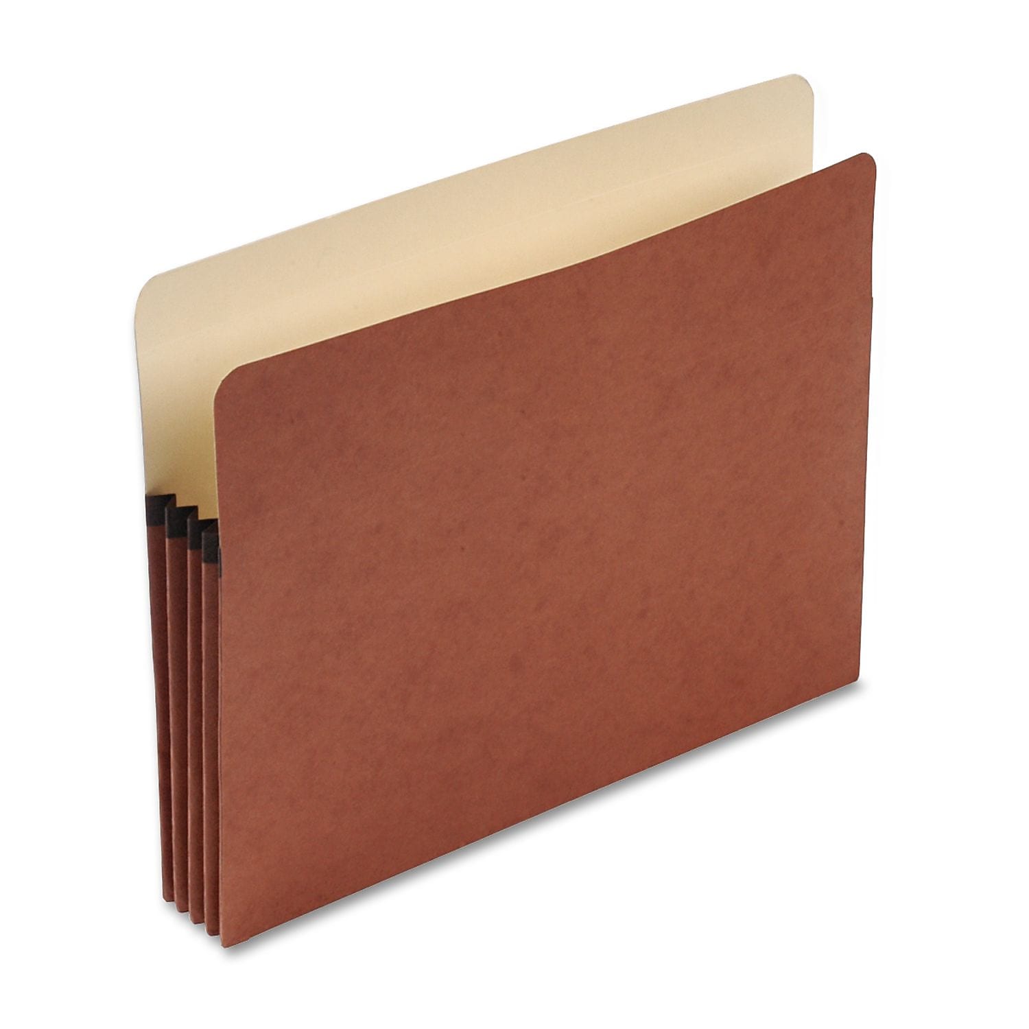 Pendaflex 30% Recycled Heavy Duty Reinforced File Pocket, 3 1/2" Expansion, Letter Size, Brown (S24E)