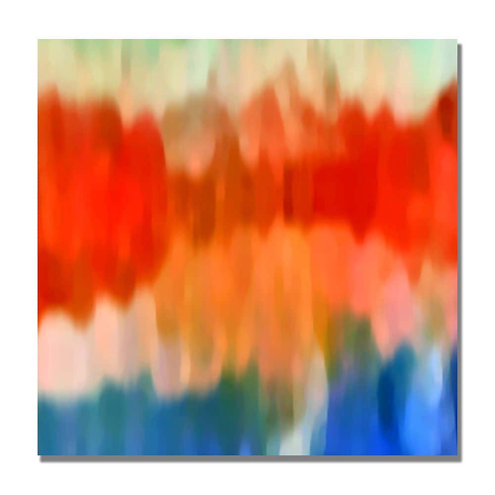 Trademark Fine Art Amy Vangsgard 'Abstract Watercolor II' Canvas 35x35 Inches