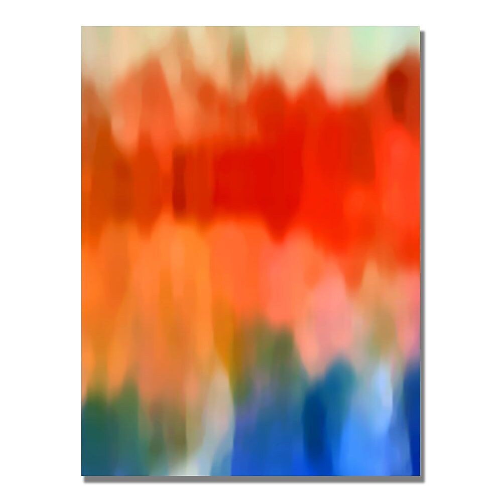 Trademark Fine Art Amy Vangsgard 'Abstract Watercolor IV' Canvas Art 30x47 Inches
