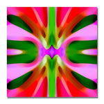 Trademark Fine Art Amy Vangsgard 'Tree Light Symmetry Pink and Green' Canvas