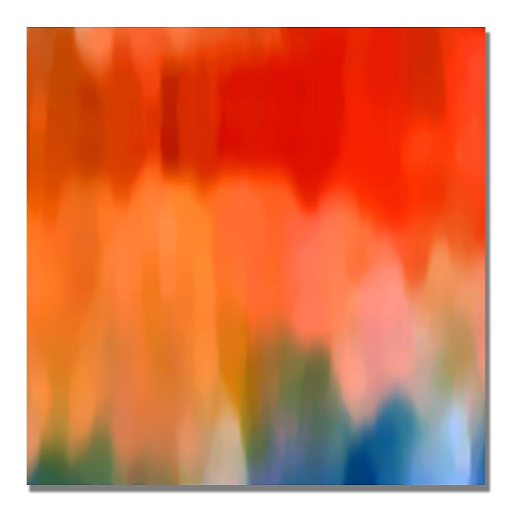 Trademark Fine Art Amy Vangsgard 'Abstract Watercolor' Canvas Art 18x18 Inches
