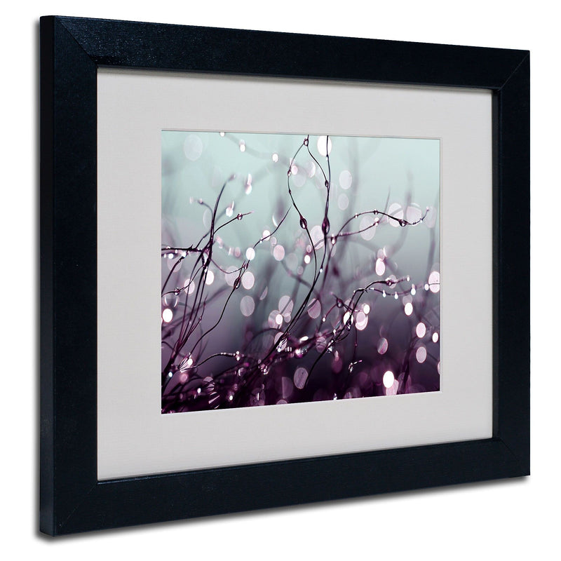 Trademark Fine Art Beata Czyzowska Young 'Somewhere Over the Rainbow' Matted Art Blk Frame 11x14 In