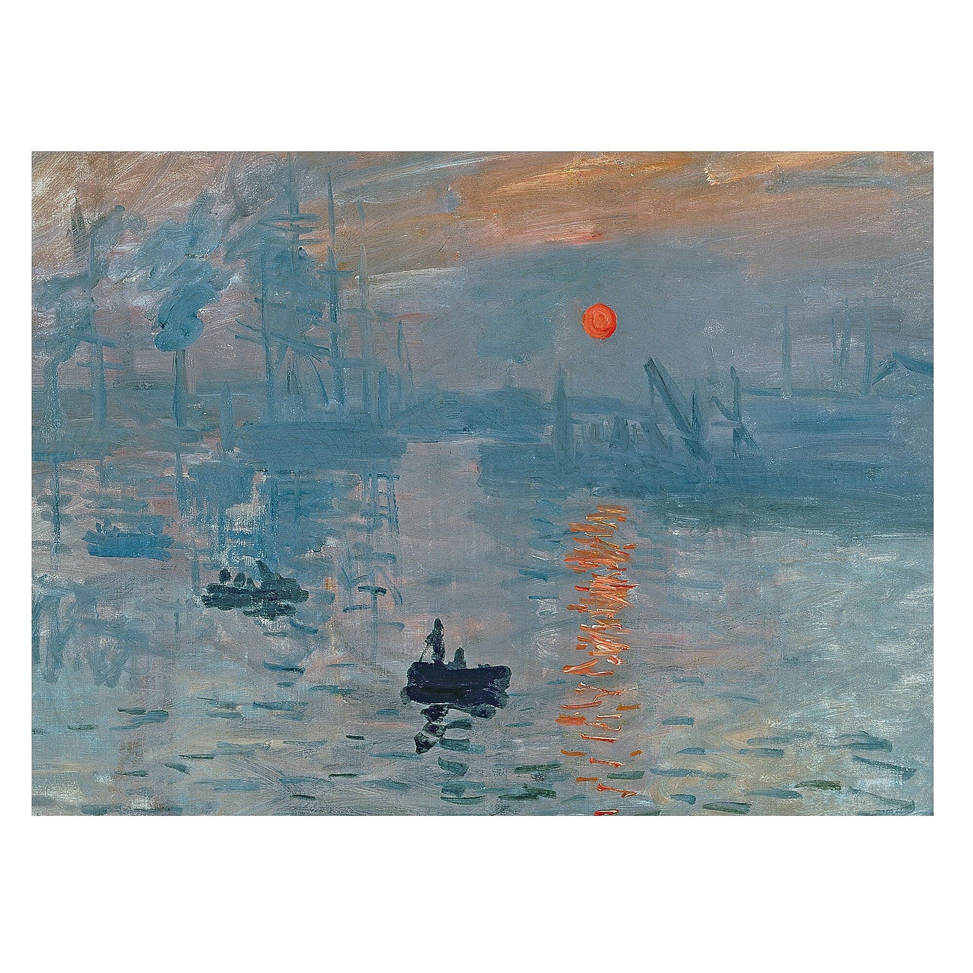 Trademark Fine Art Claude Monet 'Impression Sunrise' Canvas Art