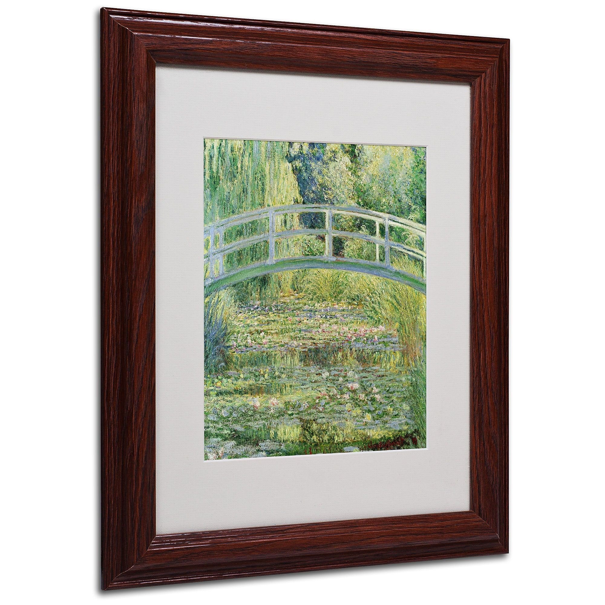 Claude Monet 'The Waterlily Pond-Pink Harmony 1899' M - 11x14 Inches - Wood Frame