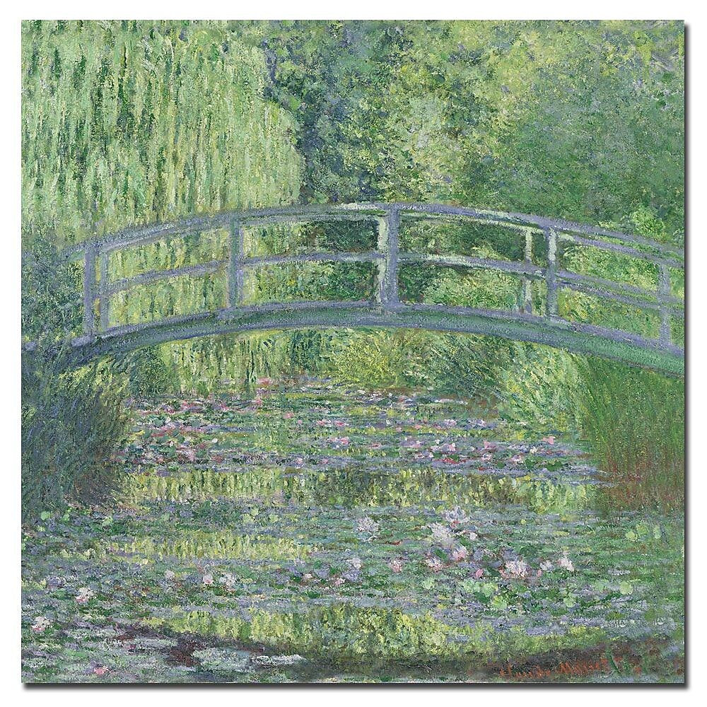 Trademark Fine Art Claude Monet 'The Waterylily Pond, 1899' Canvas Art