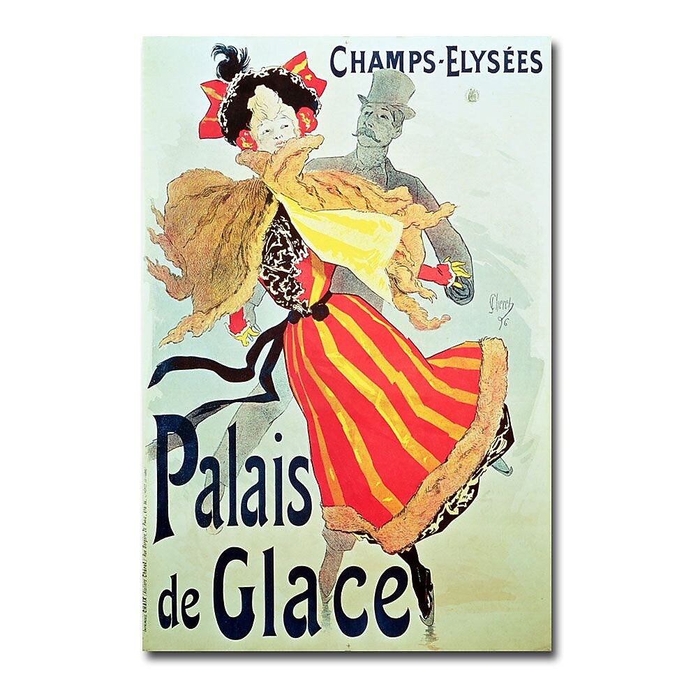 Trademark Fine Art Jules Cheret 'Ice Palace Champs Elysees 1893' Art