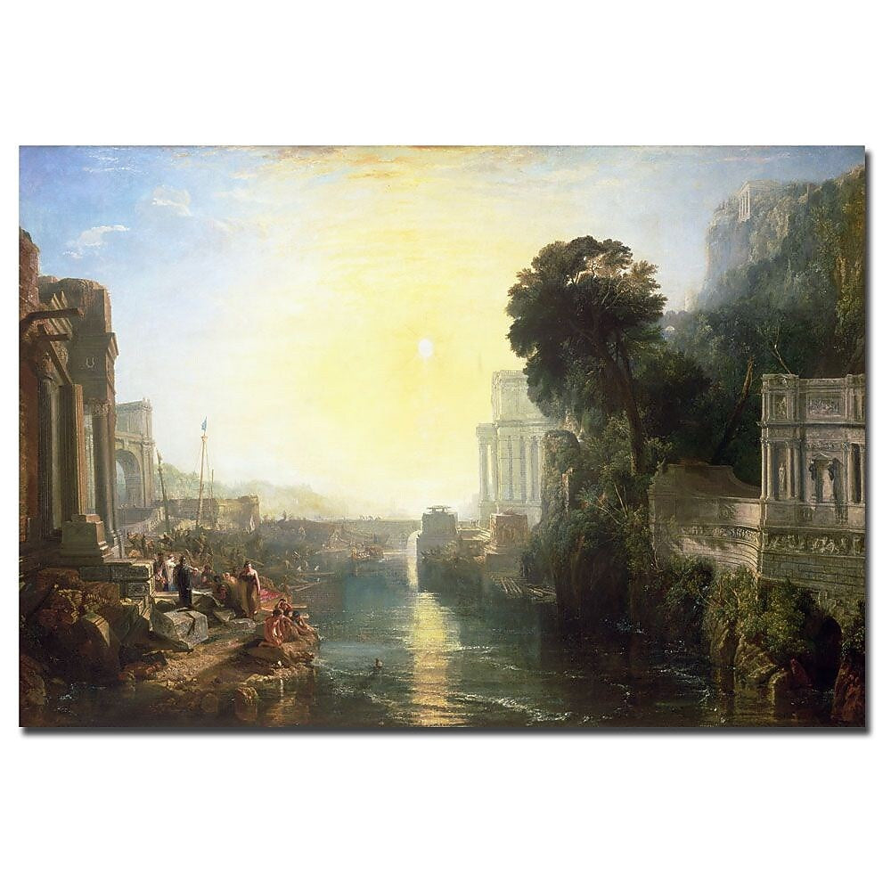 Trademark Fine Art Joseph Turner 'Dido Building Carthage 1815' Canvas Art