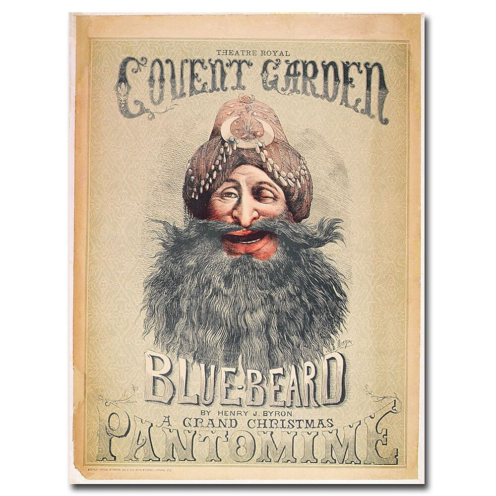 Trademark Fine Art Matthew Morgan 'Blue Beard 1860' Canvas Art