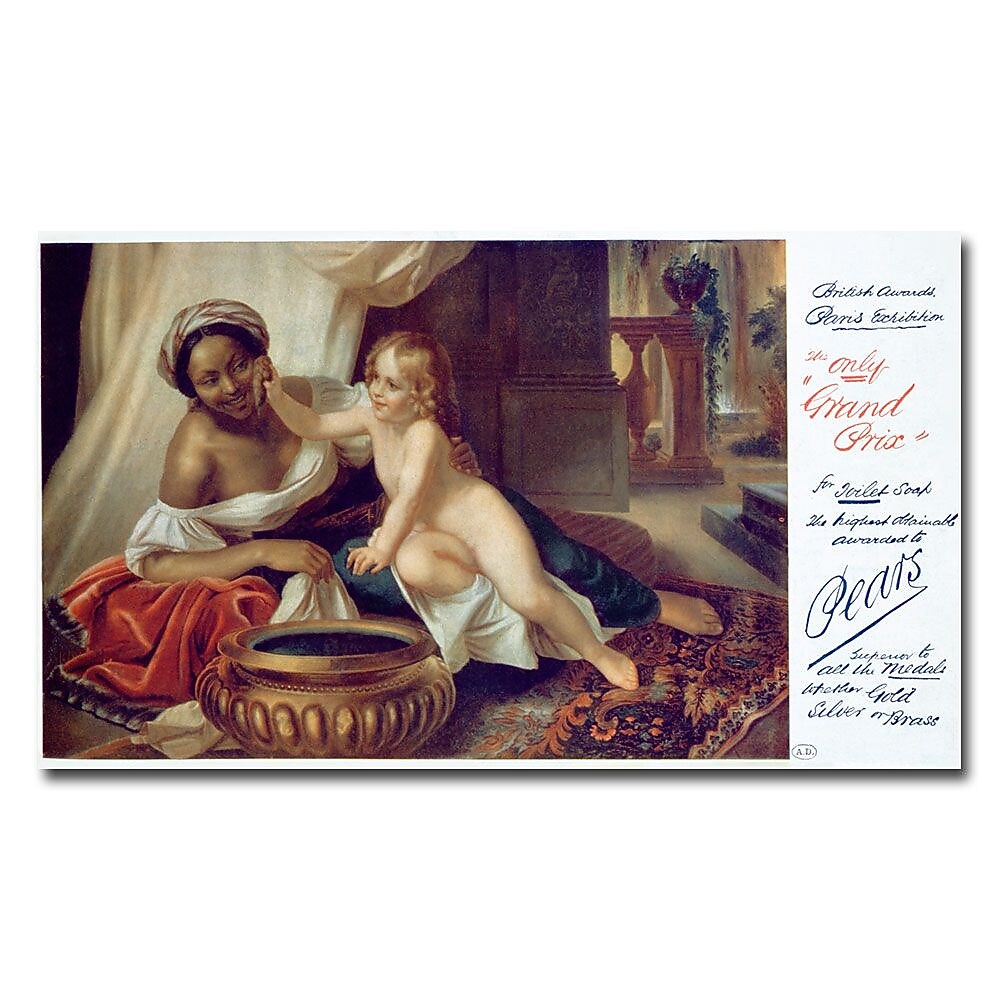 Trademark Fine Art Pears Soap 1898' Canvas Art 14 x 24 Inches