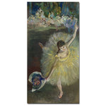 Trademark Fine Art Edgar Degas 'End of an Arabesque-1877' Canvas Art 10x19 Inches
