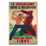 Trademark Fine Art 'Socialism Against Bolshevism for a Free Europe' Canvas Art 22x32 Inches
