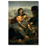 Trademark Fine Art Leonardo da Vinci 'Virgin and Child with St. Anne' Art 14x19 Inches