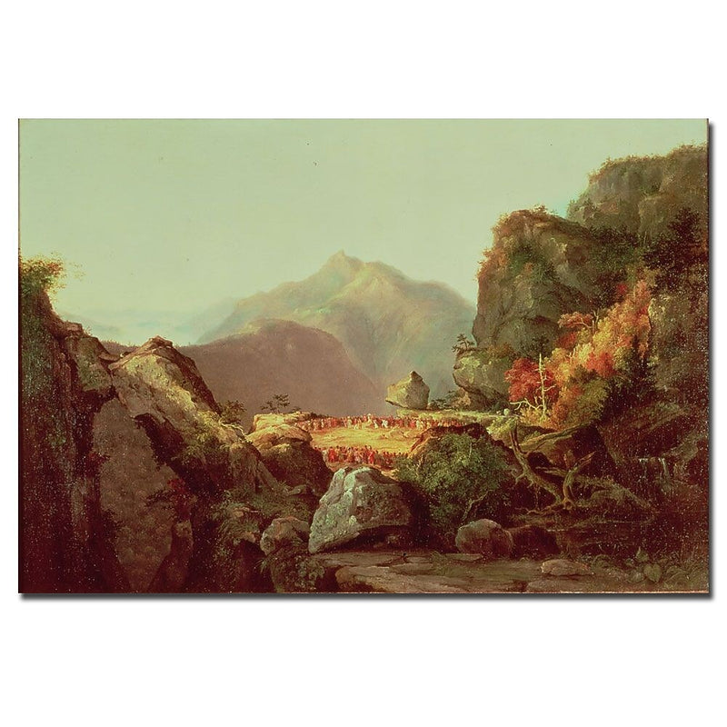 Trademark Fine Art James Cooper 'The Last of the Mohicans' Canvas Art