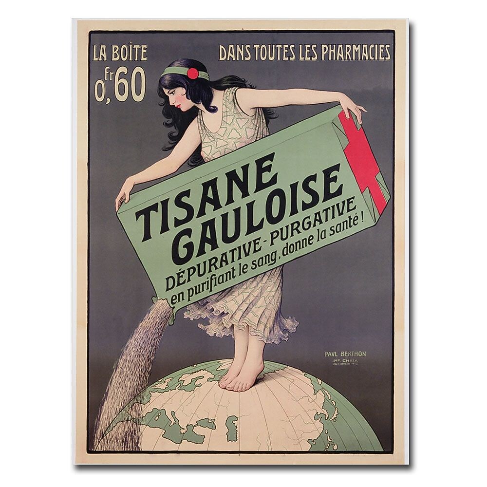 Trademark Fine Art Paul Brethon Tisana Gauloise 1900' Canvas Art