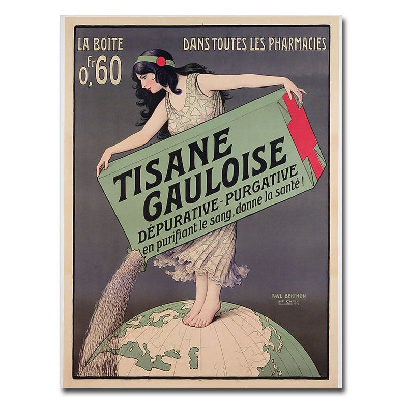Trademark Fine Art Paul Brethon Tisana Gauloise 1900' Canvas Art