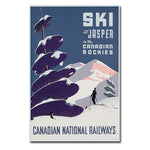 Trademark Fine Art 'Canadian Ski Resort jasper' Canvas Art
