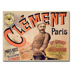 Trademark Fine Art Clement Bicycles 1889' Canvas Art