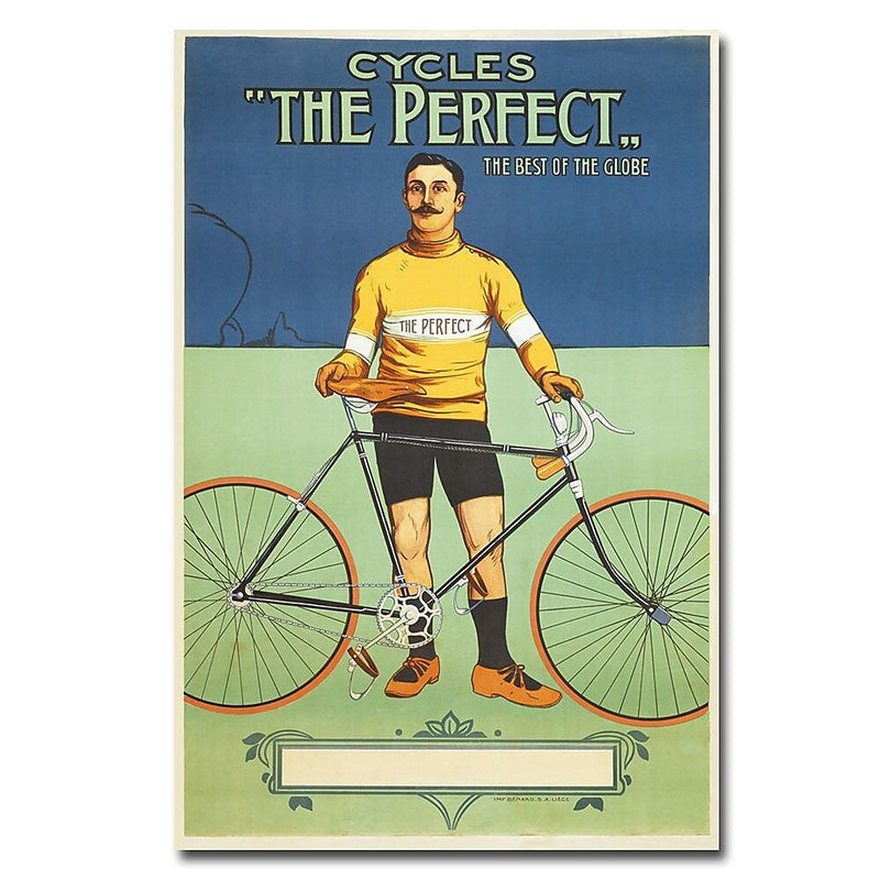 Trademark Fine Art The Perfect Bicycle 1895' Canvas Art 22x32 Inches