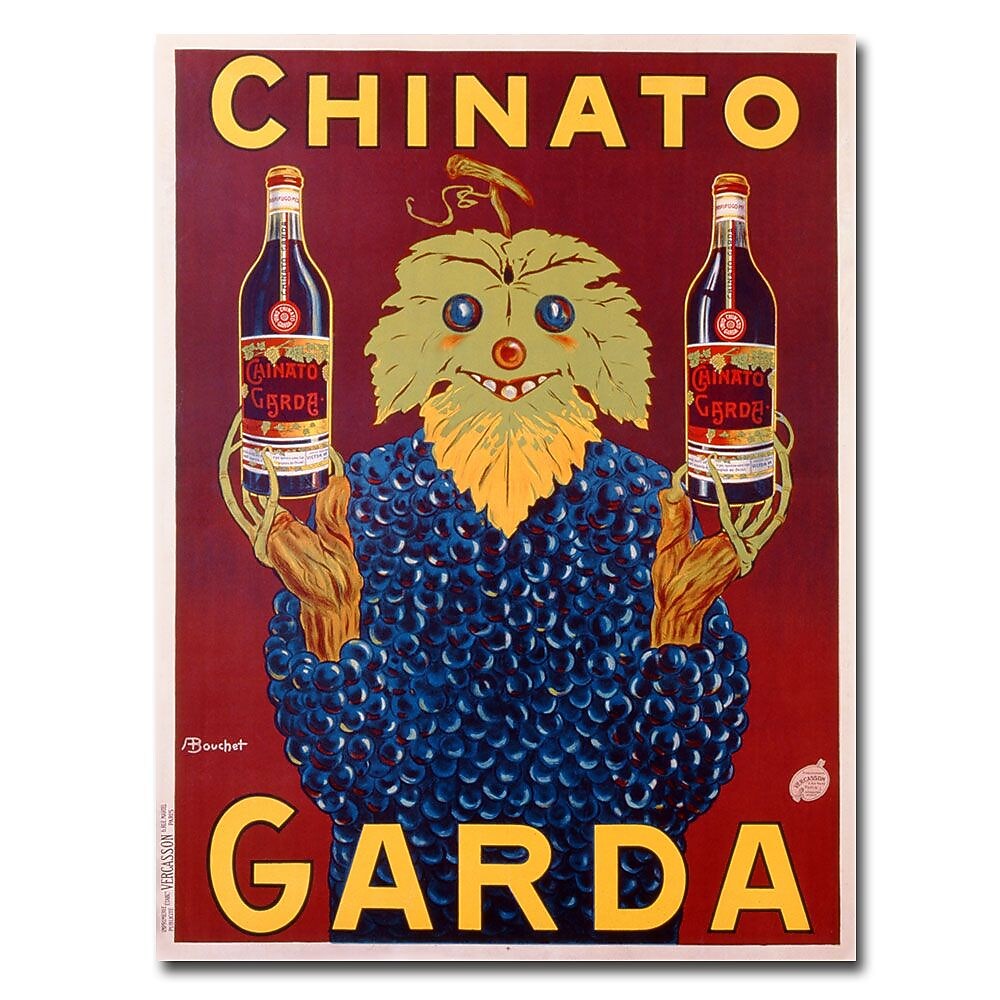 Trademark Fine Art Bouchet 'Chinato Garda 1925' Canvas Art