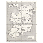 Trademark Fine Art 'Map of Ireland in the Sixth Century' Canvas Art 18x24 Inches