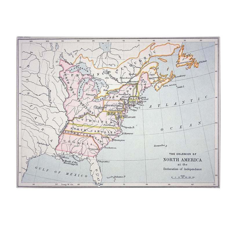 Trademark Fine Art 'N. America Declaration of Independence' Canvas Art 35x47 Inches