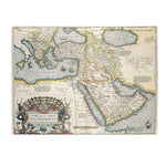 Trademark Fine Art Abraham Ortelius 'Map of the Middle East 1570' Canvas Art 24x32 Inches