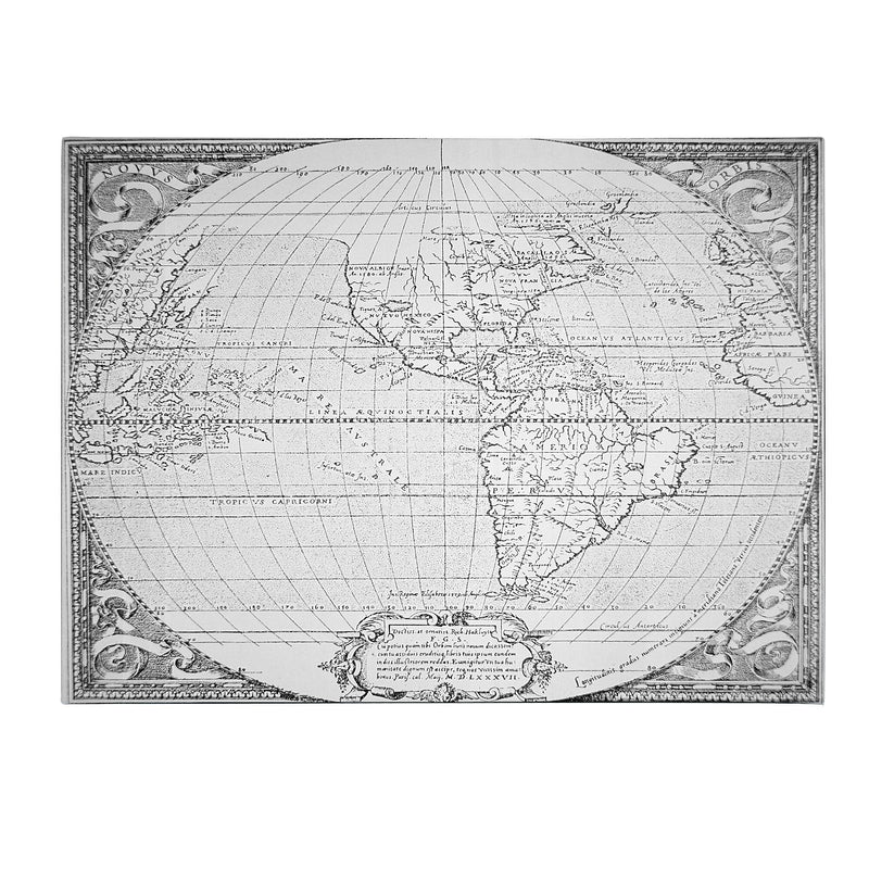 Trademark Fine Art Richard Hakluyt 'Map of the New World 1587' Canvas Art 26x32 Inches