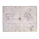 Trademark Fine Art Nautical Chart of the Pacific Ocean 1500's' Canvas Art 30x47 Inches
