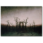 Trademark Fine Art Caspar Friedrich 'Abbey in Oakwood, 1810' Canvas Art