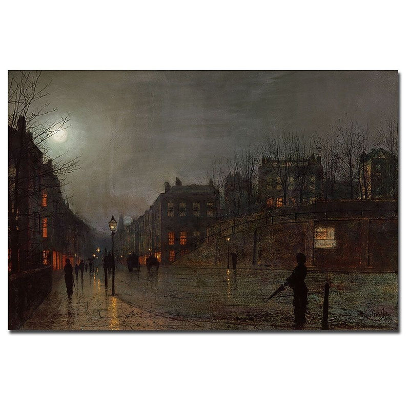 Trademark Fine Art John Grimshaw 'Going Home at Dusk 1882' Canvas Art