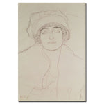 Trademark Fine Art Gustav Klimt 'Portrait of a Young Woman' Canvas Art