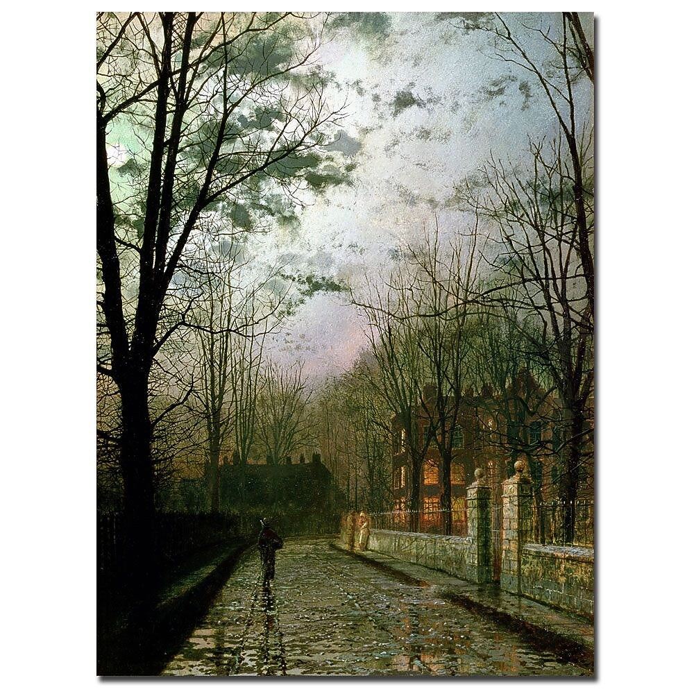 Trademark Fine Art John Atkinson Grimshaw 'After the Shower' Canvas Art 24x32 Inches