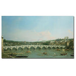 Trademark Fine Art Canaletto 'Westminster Bridge' Canvas Art 18x32 Inches