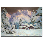 Trademark Fine Art Alwin Arnegger 'Hocheisgruppe, Austria' Canvas Art 14x19 Inches