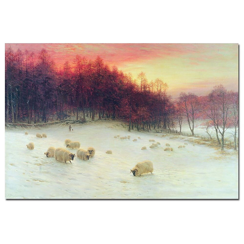 Trademark Fine Art Joseph Farquharson 'Glowing Evening Hours in the West' Art