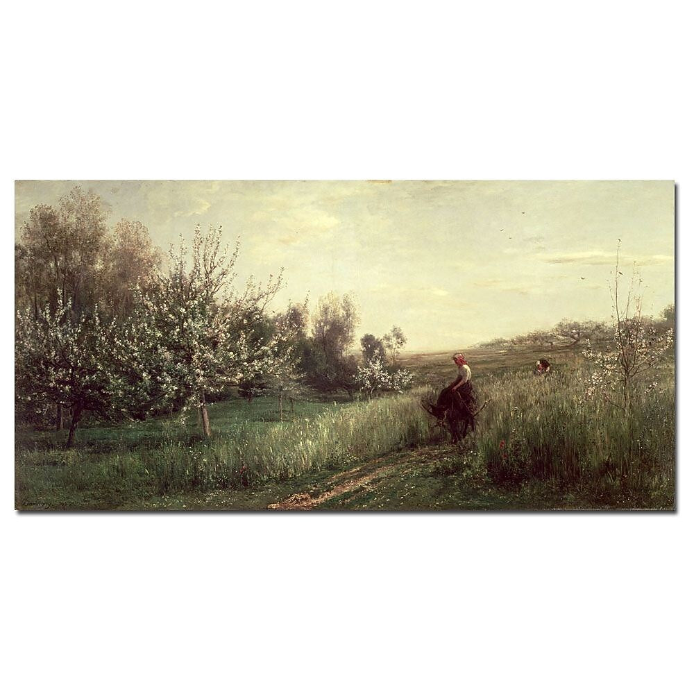 Trademark Fine Art Charles Daubigny 'Spring 1857' Canvas Art
