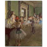 Trademark Fine Art Edgar Degas 'The Dancing Class 1873' Canvas Art 35x47 Inches