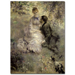 Trademark Fine Art Pierre Auguste Renoir 'The Lovers c.1875' Canvas Art 24x32 Inches
