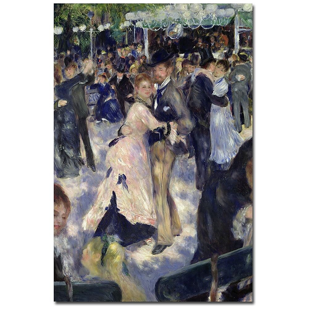 Trademark Fine Art Pierre-Auguste Renoir 'Le Moulin de la Galette' Canvas Art 16x24 Inches