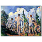 Trademark Fine Art Paul Cezanne 'The Bathers 1890' Canvas Art 35 x 47 Inches