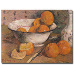 Trademark Fine Art Paul Gauguin 'Still Life with Oranges 1881' Canvas Art 18x24 Inches