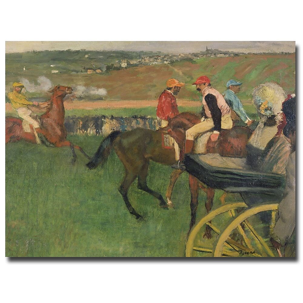 Trademark Fine Art Edgar Degas 'The Race Course' Canvas Art