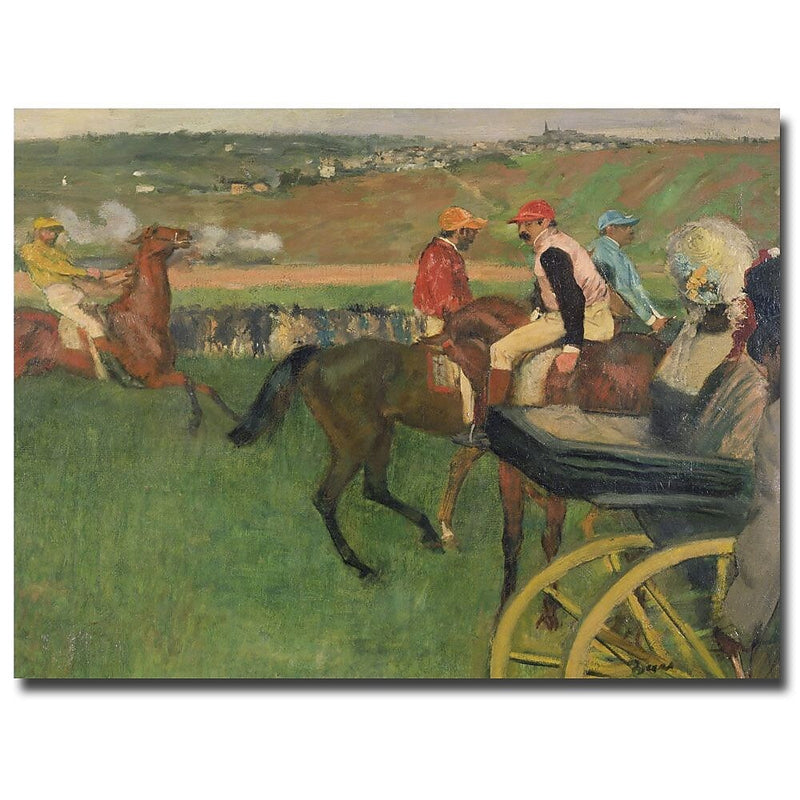 Trademark Fine Art Edgar Degas 'The Race Course' Canvas Art