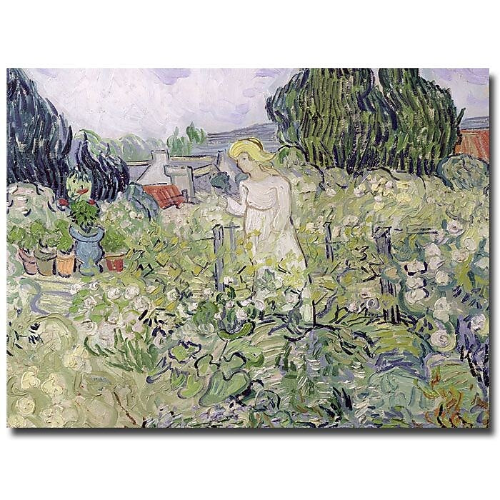 Trademark Fine Art Vincent van Gogh 'Mademoiselle Gachet at Auvers-sur-Oise'